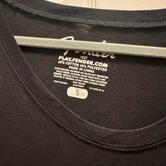 Fender Classic Black Tee torrid SZ 5 - Picture 3 of 4